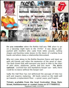 ** CANCELLED** Rothie Reunion Dance **CANCELLED** @ Rothienorman Hall